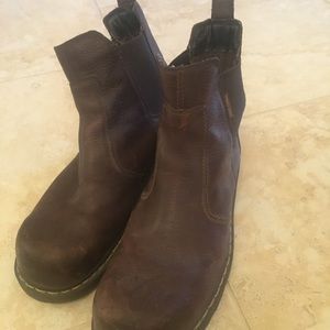 Steel toed Doc Martins